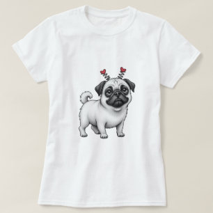 Valentinin mit Mops T - Shirt