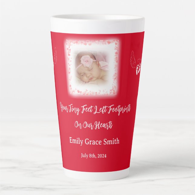 Valentinin's Memorial Baby Latte Tasse Keepake (Vorderseite)