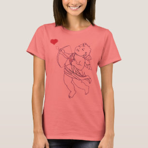 Valentinins Shirts Lady's Cupid Liebe Shirts Custo