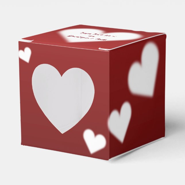 Valentinische Geschenkboxen Personalisierte Liebe  Geschenkschachtel (Vorderseite)