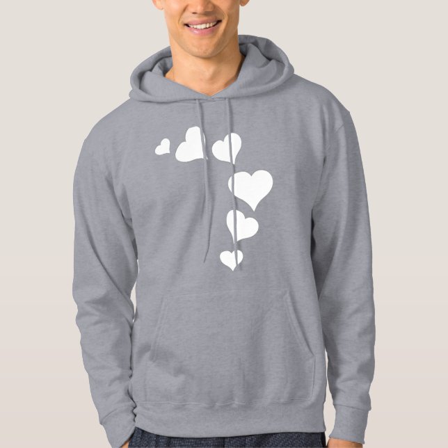 Valentinische Hoodies Valentinische Liebe Hooded S (Vorderseite)