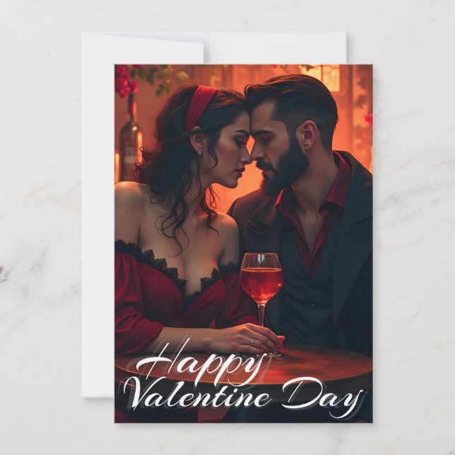 Valentinische Magie mit romantischer Zusammengehör (Vorderseite)