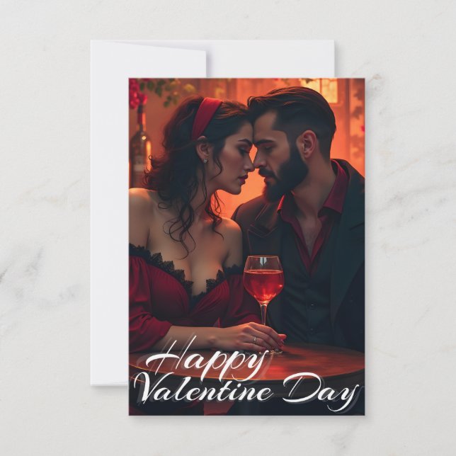 Valentinische Magie mit romantischer Zusammengehör (Vorderseite)