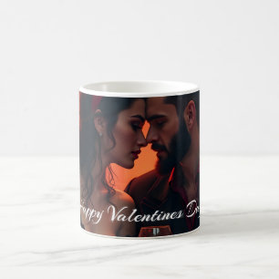 Valentinische Magie mit romantischer Zusammengehör Kaffeetasse