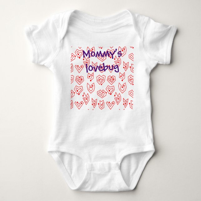 Valentinische Mazes Baby Strampler (Vorderseite)