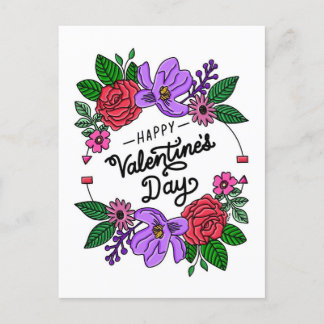 Valentinische Postkarte