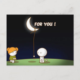 Valentinische Postkarte für Sie