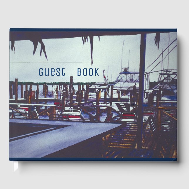 Valentinische Sicht, Hafeninsel Gästebuch (Vorderseite)