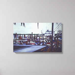 Valentinische Sicht, Hafeninsel Leinwanddruck