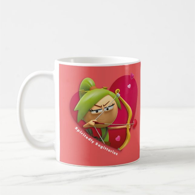 Valentinische Tasse für Sagittarius (Links)