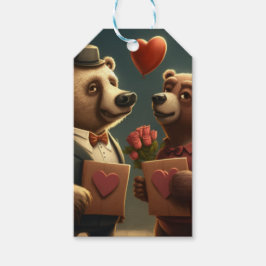 Valentinischer Bärengewohnheit Geschenkanhänger