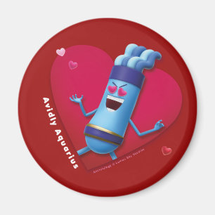 Valentinischer Kühlschrankmagnet für Aquarius Magnet