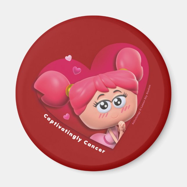 Valentinischer Kühlschrankmagnet für Krebs Magnet (Vorne)