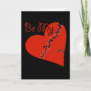 Valentinisches Herz gebrochen Feiertagskarte