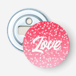 Valentinisches Herz und Liebe Flaschenöffner