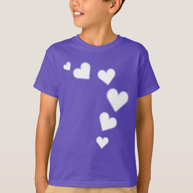 Valentinisches Shirt des Kids Bio Valentinstag-T - (Vorderseite)