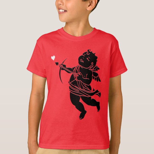 Valentinisches T - Shirt Kid's Cupid Liebe Shirt C (Vorderseite)