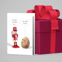 Valentinkarte der Nutcracker-Liebe Feiertagskarte