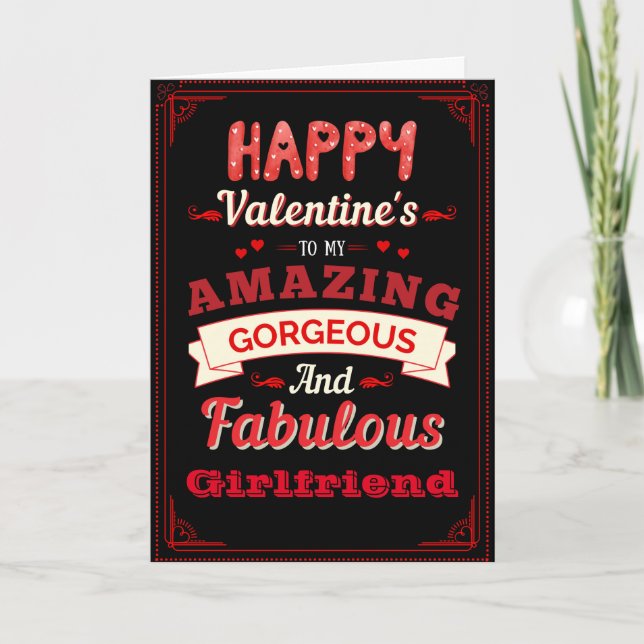 Valentinkarte des Empfängers Karte (Vorderseite)