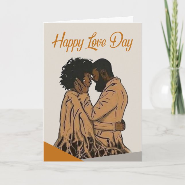 Valentinkarte Feiertagskarte (Vorderseite)