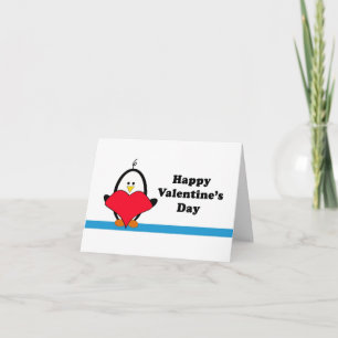 Valentinkarte für Penguin Feiertagskarte