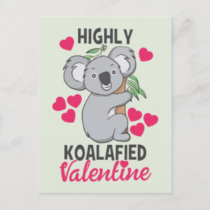 Valentinkarte mit hoher Koalifizierung Postkarte