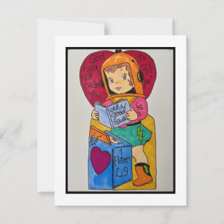 Valentinkarte Mitteilungskarte