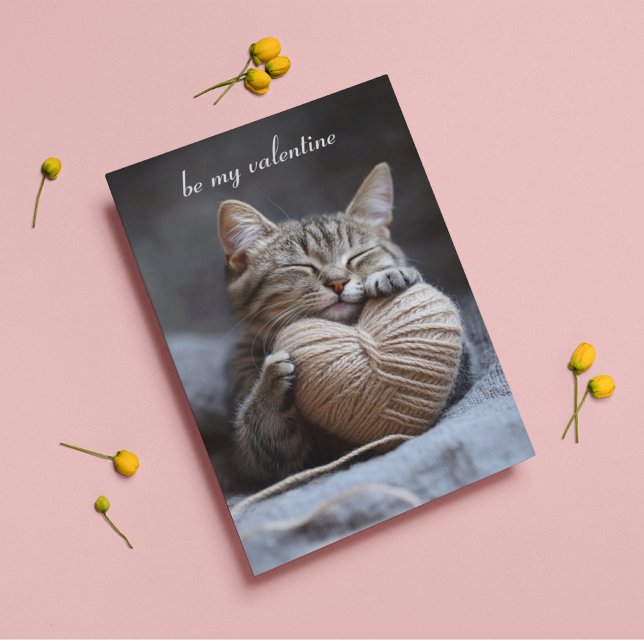 Valentinkatze Postkarte (Von Creator hochgeladen)
