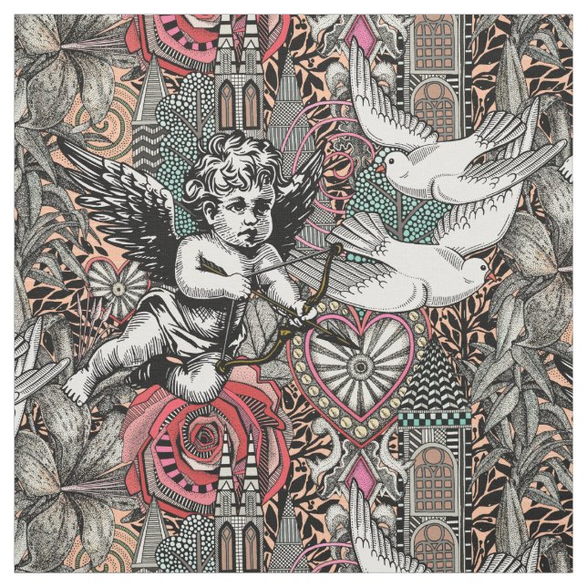 Valentinmaximalismus Stoff (Muster)