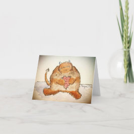 Valentinmonster Dankeskarte