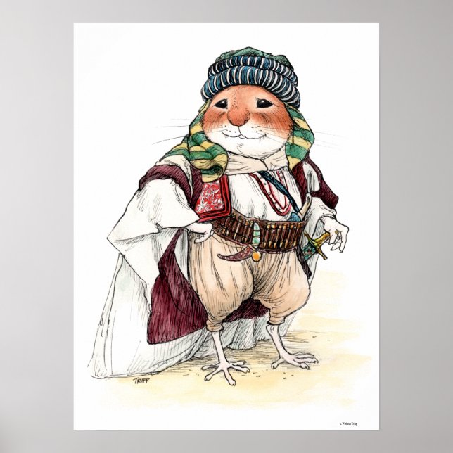 Valentino Mouse Poster (Vorne)