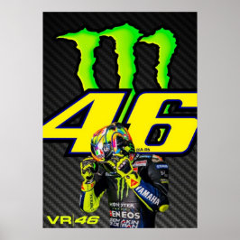 valentino rossi, moto gp legend,    the doctor 46, poster