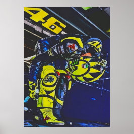 valentino rossi, moto gp legend,    the doctor 46, poster