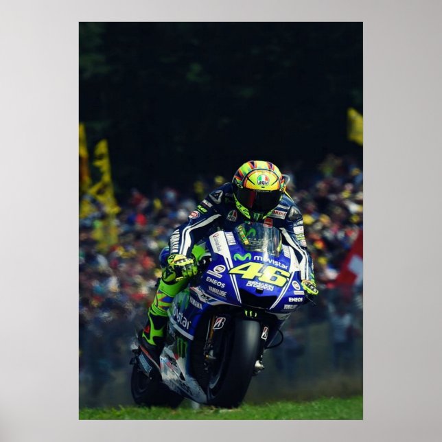 valentino rossi, moto gp legend,    the doctor 46, poster (Vorne)
