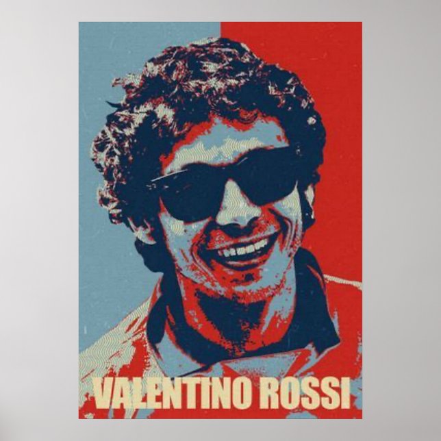 valentino rossi, moto gp legend,    the doctor 46, poster (Vorne)
