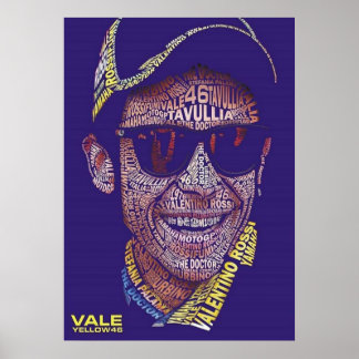 Valentino Rossi, Moto GP Legende, The Doctor 46, Poster