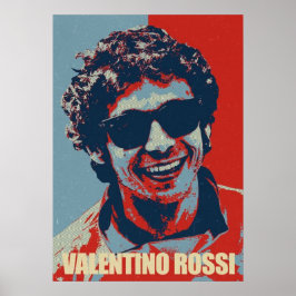 valentino rossi, moto gp legende, the doctor poster