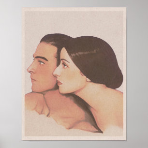 Valentino und Rambova: Lovers Art Print (1923) Poster