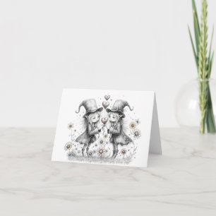 Valentinpixies Karte