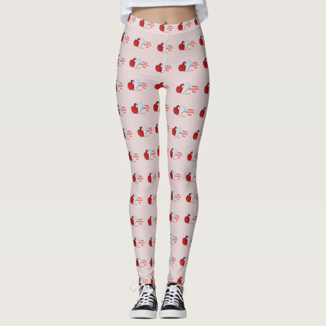 Valentinpuzzle Leggings (Vorderseite)