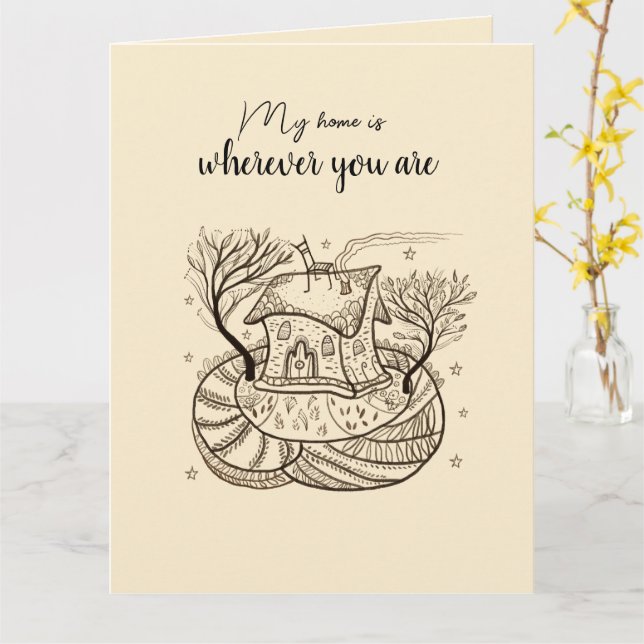 Valentinquotes Karte (Gelbe Blume)