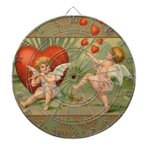 Valentins Amor Antik Vintage Dartscheibe