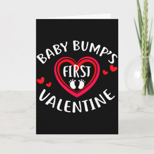 Valentins-Baby-Bauch-Shirt Erstes Valentins Schwan Karte