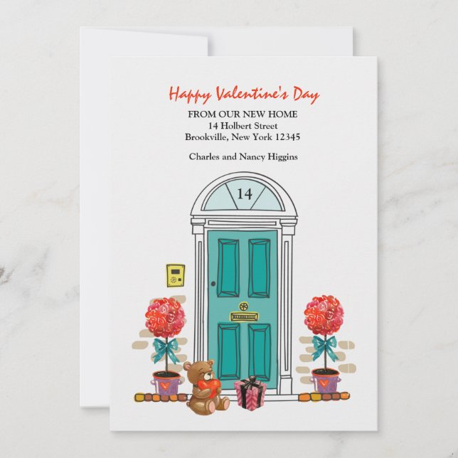 Valentins bewegende Ankündigung (Vorderseite)