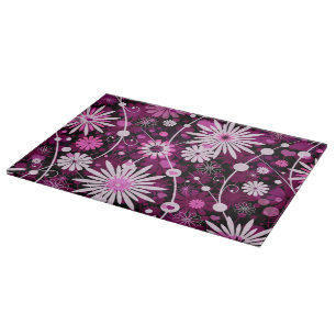 Valentins-Blumenmuster Schneidebrett
