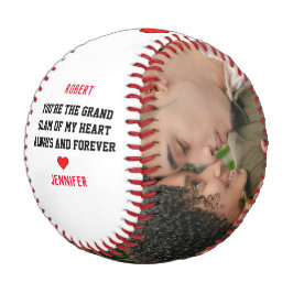 Valentins Boyfriend Foto Baseball