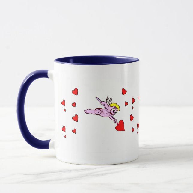 Valentins Cupid Tasse (Links)