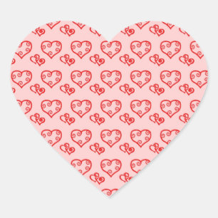 VALENTINS DACHHERZSCHALTER - GIFTWRAP Herz-Aufkleber