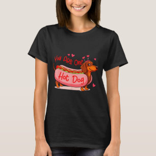 Valentins Dachshund Liebhaber Wiener Mama Du bist  T-Shirt