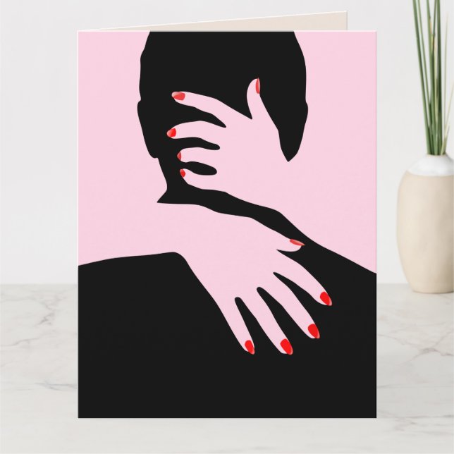 VALENTINS DAHUSBAND I LIEBE IHNEN GROSSE KARTE (Vorderseite)